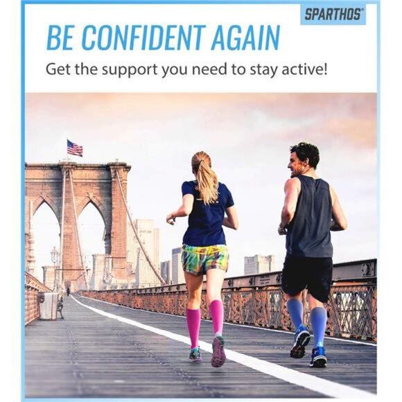 Compression Socks (20-30mmHg) - Knee High Sock for Sport, Running, Travel - Picture 2 of 7